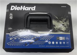 DieHard 190 Pc Mechanics Tool Set 1/4 3/8 1/2 Drive SAE Metric Case